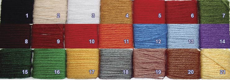 Aunt Lydia's Sparkle Yarn from W. W. Doak