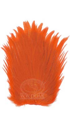 Genetic Cock Saddle<br>Orange from W. W. Doak Genetic Cock Saddle<br>Orange from W. W. Doak