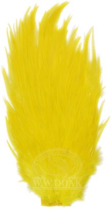 Genetic Cock Saddle<br>Yellow from W. W. Doak Genetic Cock Saddle<br>Yellow from W. W. Doak