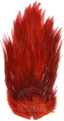 Whiting American Hackle<br>Cock Saddle - Red from W. W. Doak Whiting American Hackle<br>Cock Saddle - Red from W. W. Doak