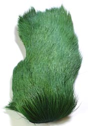 Deer Body Hair<br>Forest Green from W. W. Doak Deer Body Hair<br>Forest Green from W. W. Doak