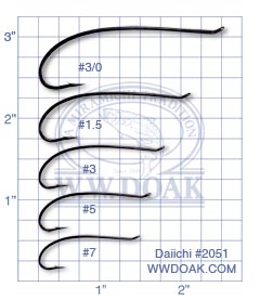 Daiichi #2051<br>"Alec Jackson" Spey Hooks<br>Black from W. W. Doak Daiichi #2051<br>"Alec Jackson" Spey Hooks<br>Black from W. W. Doak