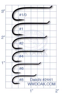 Daiichi Hook Chart