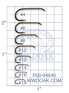 Fly Tying Hook Conversion Chart