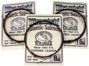 W. W. Doak<br>Miramichi Hand Tied Tapered Leaders from W. W. Doak