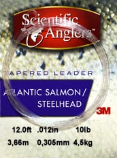 Scientific Anglers Salmon / Steelhead<br>12 ft. Knotless Tapered Leaders from W. W. Doak Scientific Anglers Salmon / Steelhead<br>12 ft. Knotless Tapered Leaders from W. W. Doak