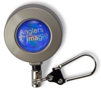 Angler's Image Metal Pin-On Retractor from W. W. Doak