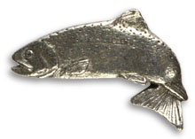 Atlantic Salmon Jumping Pin<br>Mini from W. W. Doak