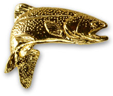 Rainbow Trout Jumping Pin from W. W. Doak