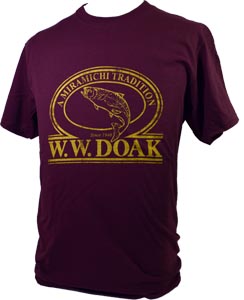 W. W. Doak Logo T-Shirt<br>Burgundy from W. W. Doak