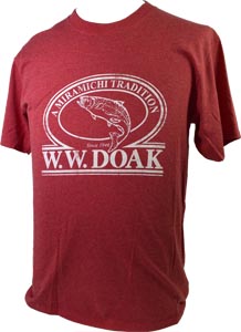 W. W. Doak Logo T-Shirt<br>Red Heather from W. W. Doak