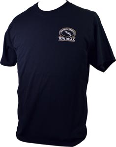 W. W. Doak Embroidered T-Shirt<br>Black from W. W. Doak