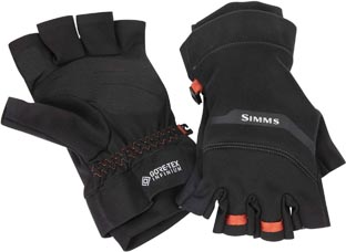 Simms Gore-Tex Infinium Half-Finger Gloves from W. W. Doak