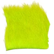 Calf Body Hair<br>Fluorescent Chartreuse from W. W. Doak