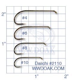 Daiichi #2110<br>Van Klinken Bomber Hook from W. W. Doak