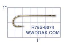 Mustad R75S-9674 Hook from W. W. Doak