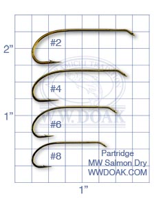 Partridge CS42/R Salmon Bomber/Dry Fly Hooks