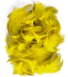 Dyed Mallard Flank<br>Bright Yellow from W. W. Doak