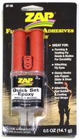 Zap Quick Set Epoxy from W. W. Doak