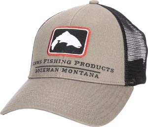 Simms Trout Icon Trucker Hat from W. W. Doak Simms Trout Icon Trucker Hat from W. W. Doak
