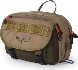 Fishpond Blue River Chest/Lumbar Pack<br>Khaki/Sage Green from W. W. Doak