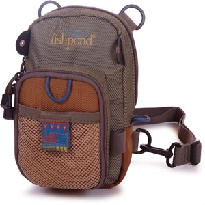 Fishpond San Juan Vertical Chest Pack<br>Sand/Saddle Brown from W. W. Doak