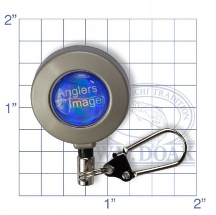 Angler's Image Metal Pin-On Retractor