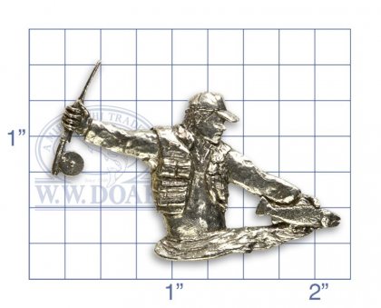 Fly Fisherman Pin