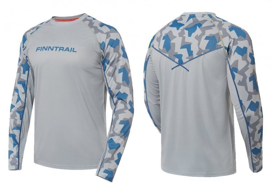 Finntrail Wave Longsleeve UV Shirt - 6612 - Grey
