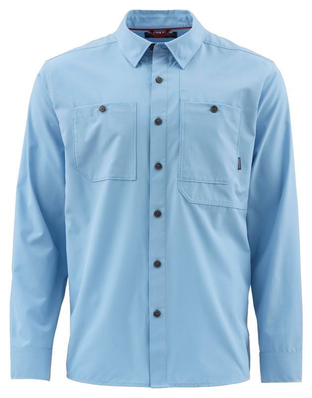 Simms Double Haul Shirt - Faded Denim
