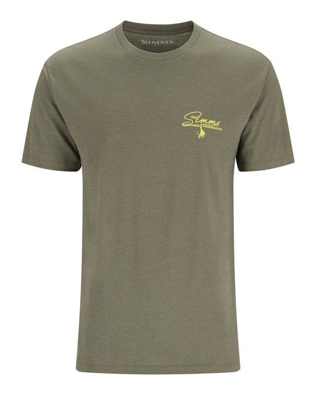 Simms Script Line T-Shirt - Military Heather