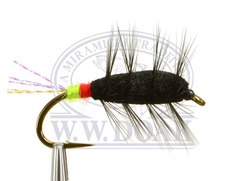 Glitter Bug - Black - Green / Red Butt - Single