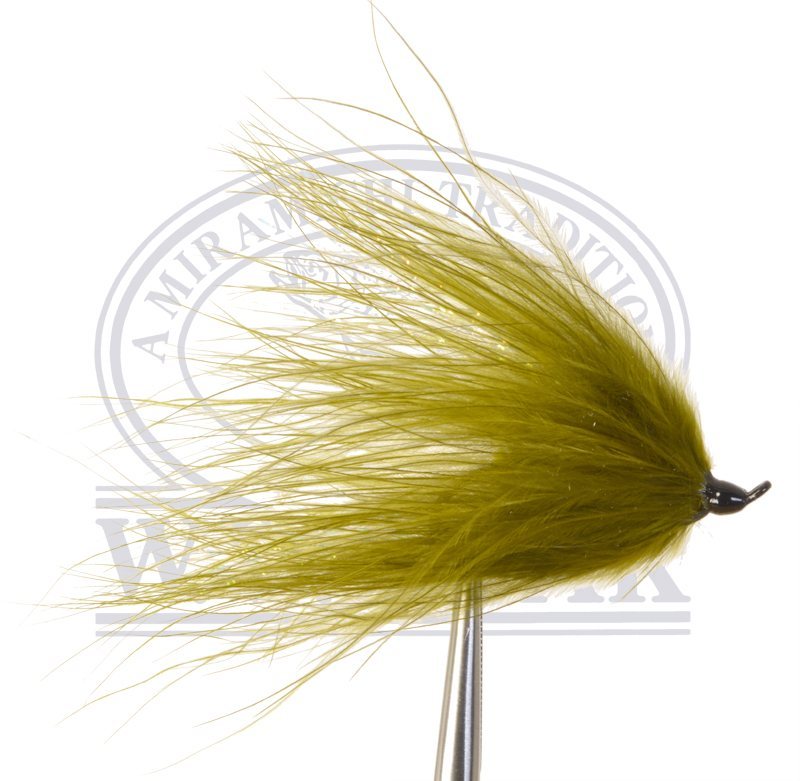 Olive Marabou - Size 4