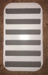 Wheatley Foam Pad - 6" - Slit Foam - #5026S