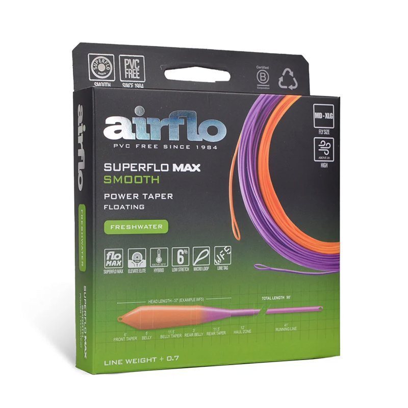 Airflo Superflo Max Smooth Power Taper Fly Line