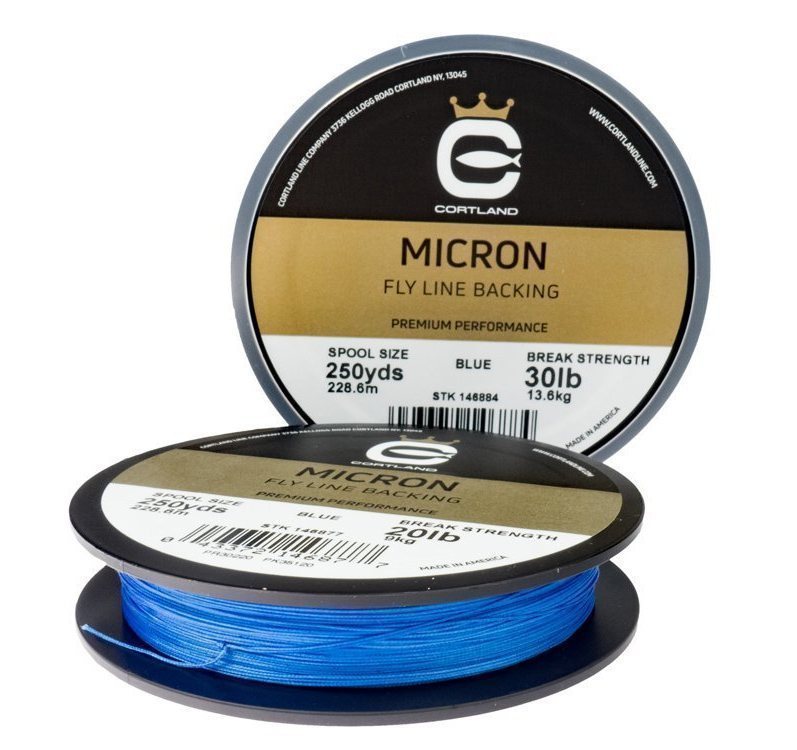 Cortland Micron 20 lb. Backing Line 250 yds - Blue