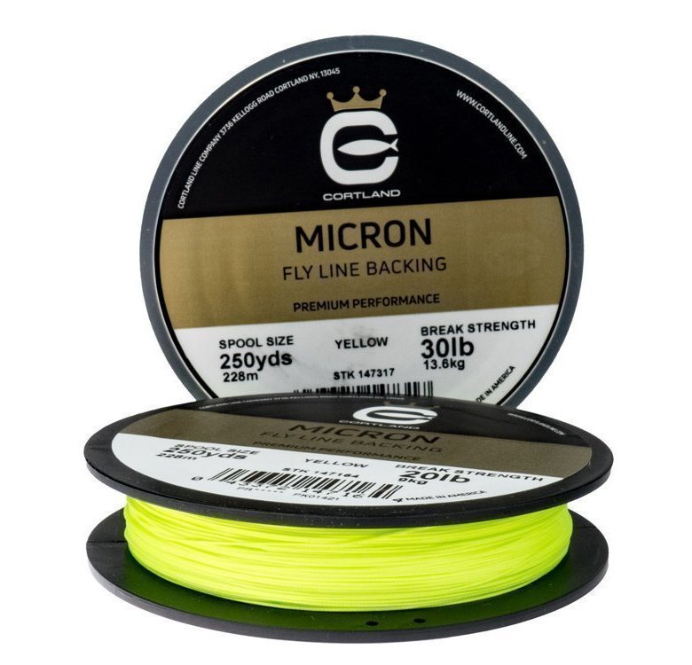 Cortland Micron 30 lb. Backing Line 100 yds - High Visibility Green