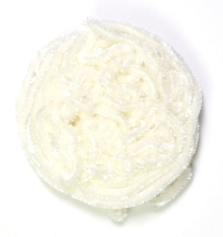 Danville Rayon Chenille - 4 yds. - #1 - White