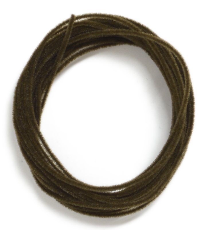 Ultra Fine Micro Chenille - Dark Olive Brown