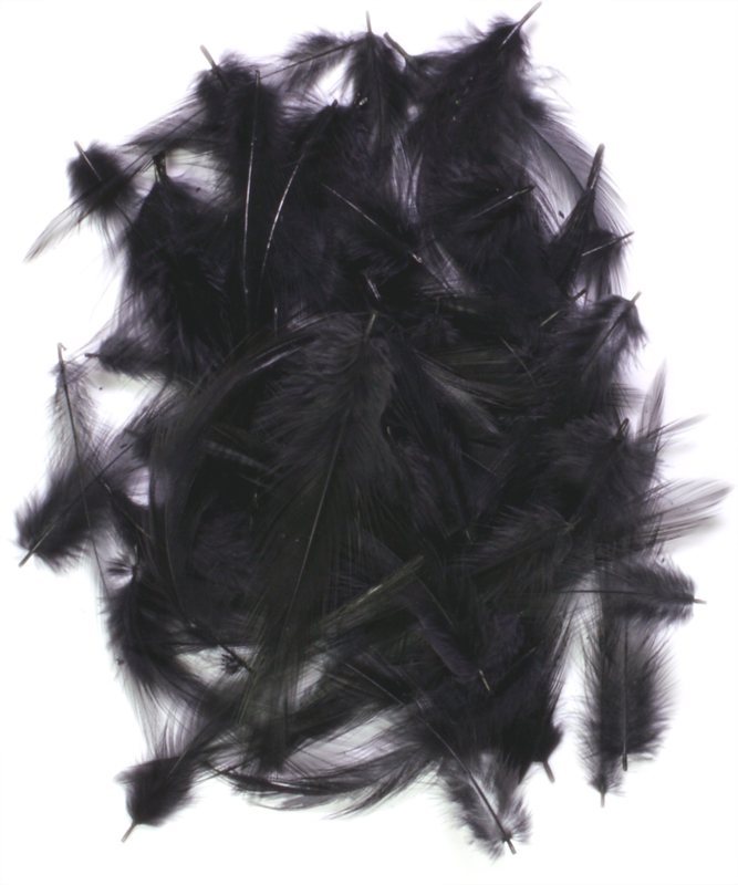 Loose Cock Neck Hackle - Black