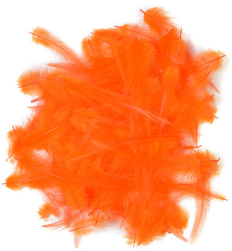 Loose Cock Neck Hackle - Orange