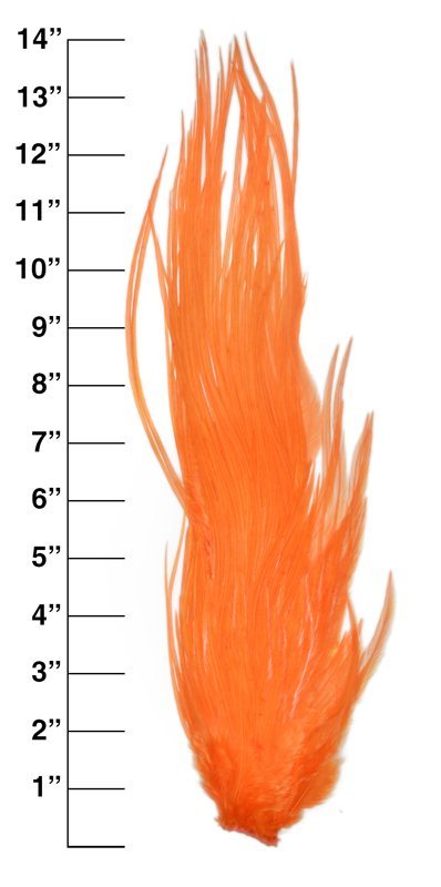 Metz Half Saddle - Fluorescent Orange