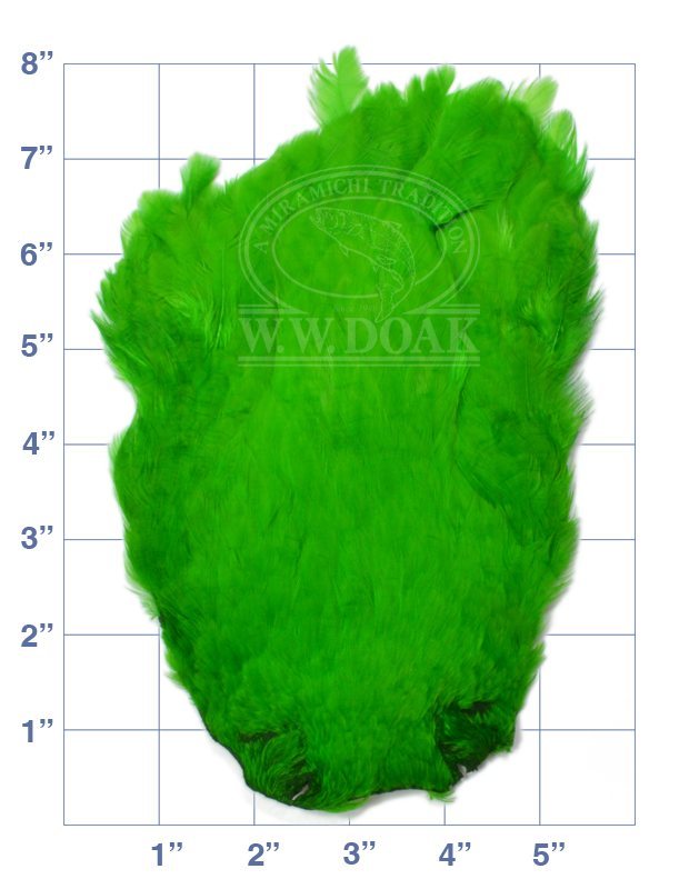 Salmon Fly Hen Neck - Green Highlander