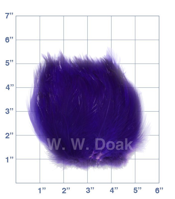 Strung Cock Neck Hackle - Purple