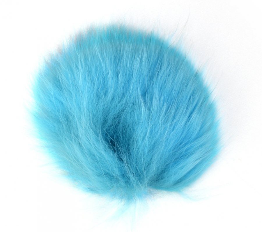 Arctic Fox Fur - Fluorescent Blue