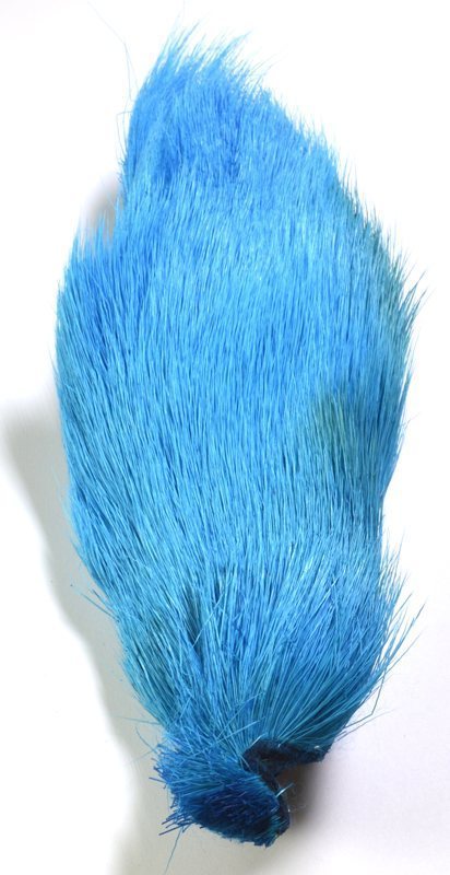 Dyed Deer Body Hair - per 5 grams - Blue