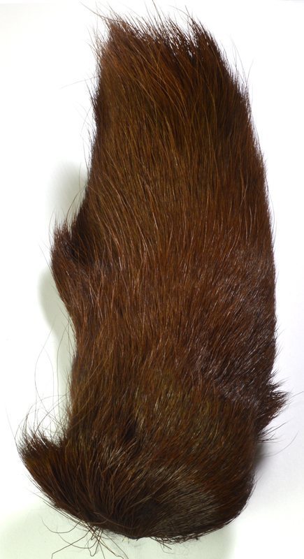 Dyed Deer Body Hair - per 5 grams - Brown