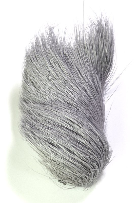 Dyed Deer Body Hair - per 5 grams - Grey