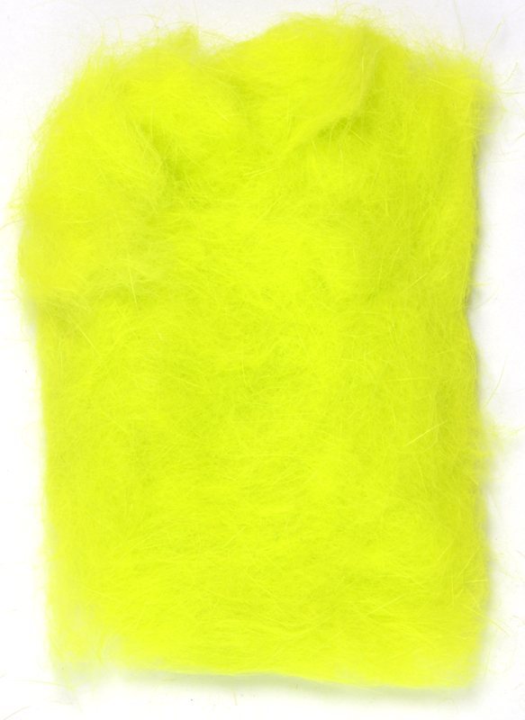 Hareline Rabbit Fur Dubbing - Fl. Lime Green