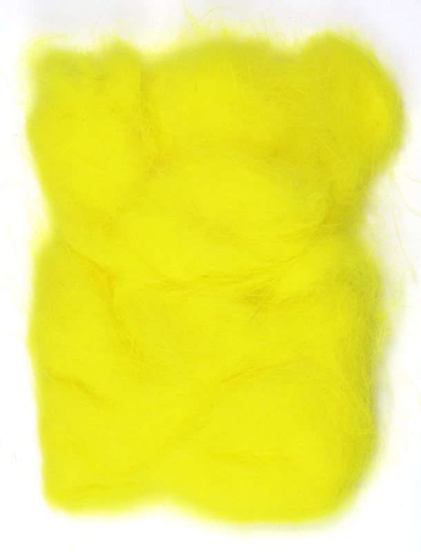 Hareline Rabbit Fur Dubbing - Fl. Yellow